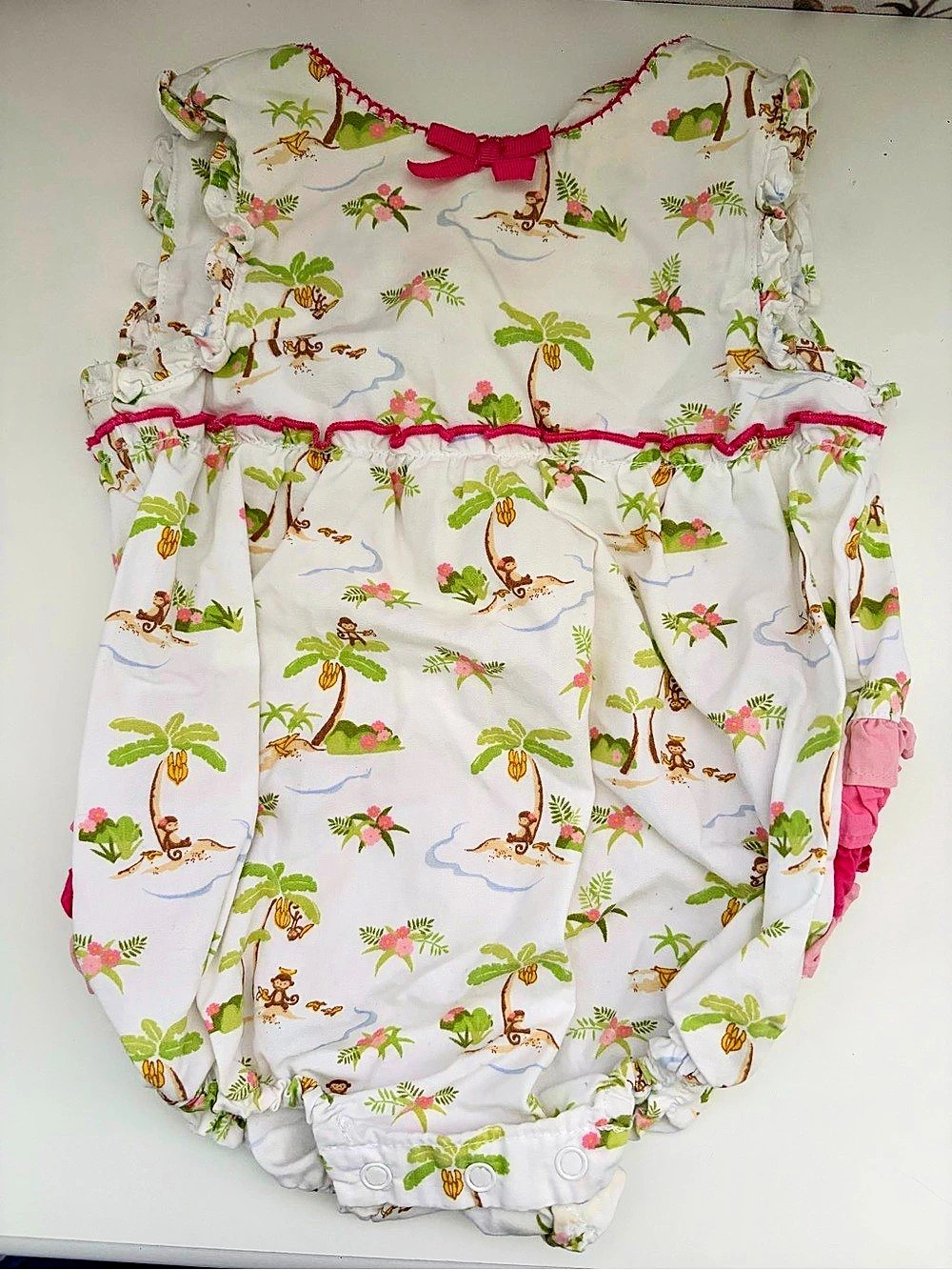 Gymboree Baby Romper Monkey Island Baby 3-6 mos.